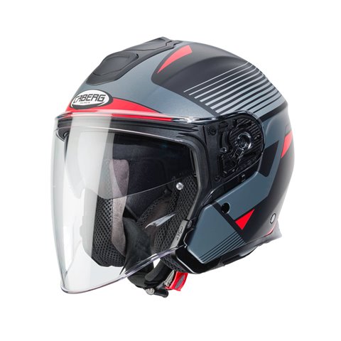 Caberg Flyon Rio Matt Black/Red/Anth/Silver Special search result image.