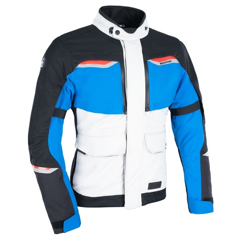 Oxford Mondial 2.0 MS Jacket Grey/Blue/Red search result image.