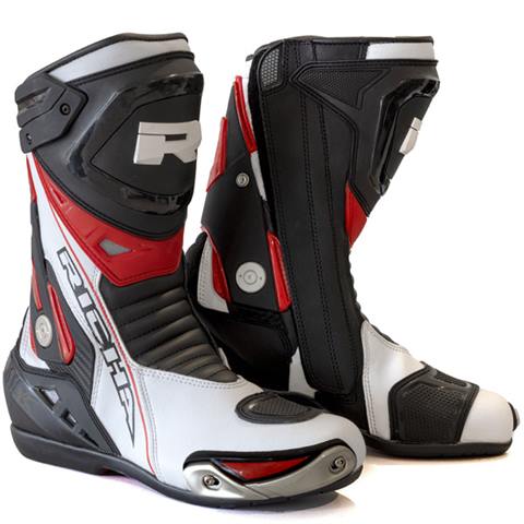 Richa Blade W, P Boot Black, Wt, Rd search result image.