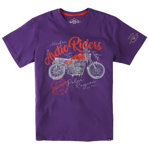 Joe Browns Artic Riders Tee Purple search result image.