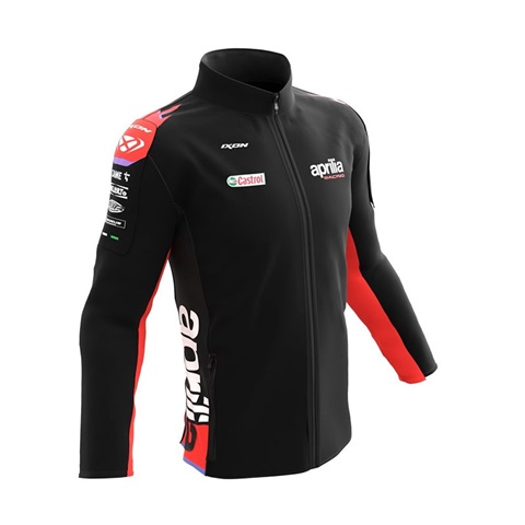 Genuine Aprilia Teamwear Moto GP 22 Quilted Softshell Jacket search result image.