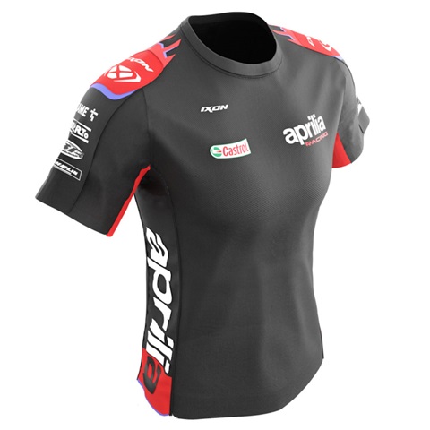 Genuine Ladies Aprilia Moto GP Replica 22 T-Shirt search result image.