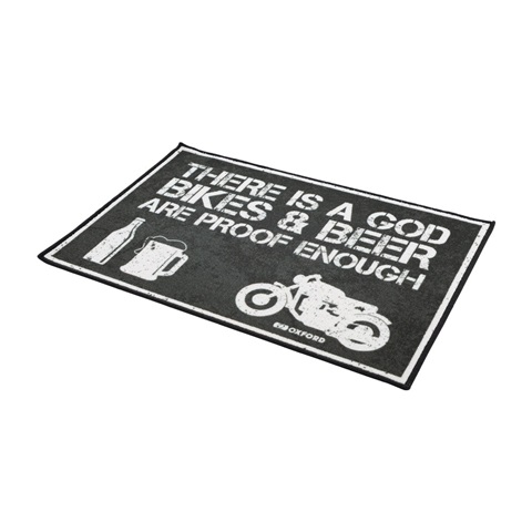 Oxford Door Mat There is a God 90cm x 60cm search result image.