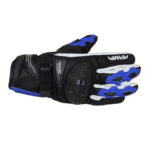 ARMR Shiro S880 Gloves - Black & Blue search result image.