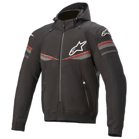 Sektor v2 Tech Hoodie Blk Bright Red search result image.