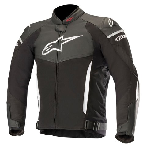 Alpinestars SP X Leather Jacket Black & White search result image.