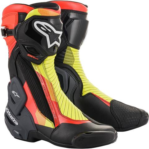 Alpinestars Smx Plus V2 Boots Blk/Red/Flu/Gry search result image.
