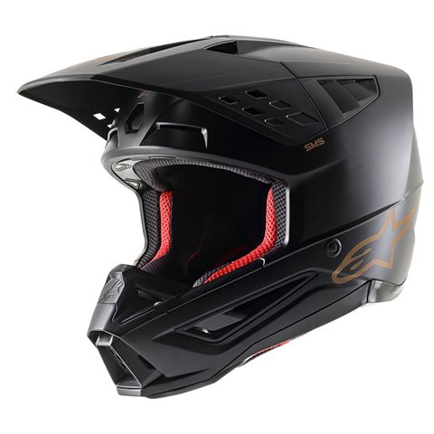 Alpinestars S-M5 Solid Helmet Ece Black Brown Matt search result image.