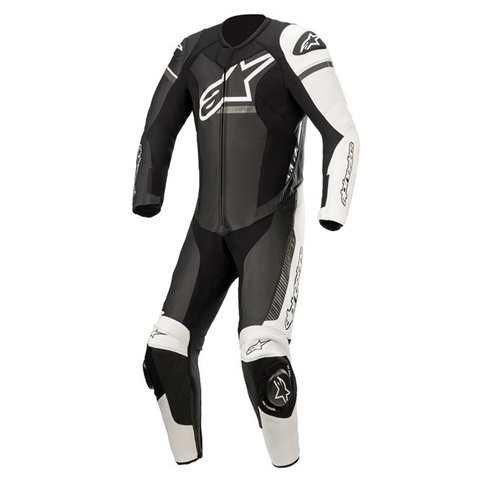 Alpinestars Gp Force Phantom Leather Suit 1 Pc B/W Metallic Grey search result image.
