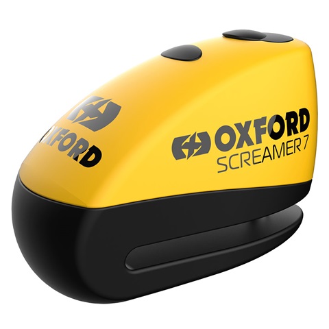 Oxford Screamer7 Alarm Disc Lock Yellow/black search result image.