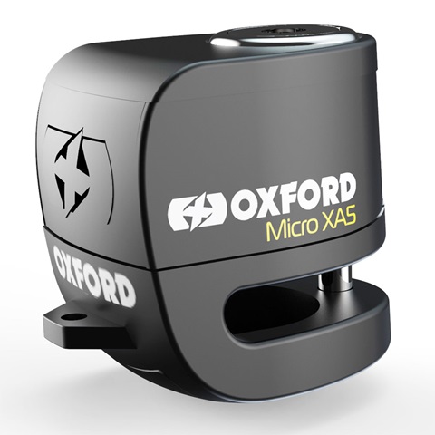 Oxford Micro XA5 Alarm Disc Lock Black/Black search result image.
