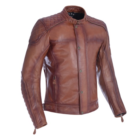 Oxford Hampton Leather Jacket Bourbon search result image.