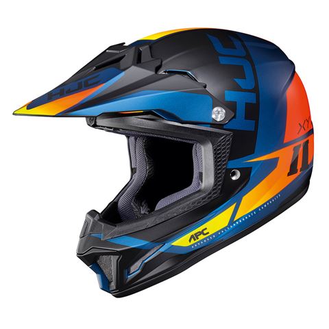 HJC CL-XY II Creed Youth MC27SF Blue Orange search result image.