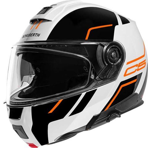 Schuberth C5 Master Orange Helmet search result image.