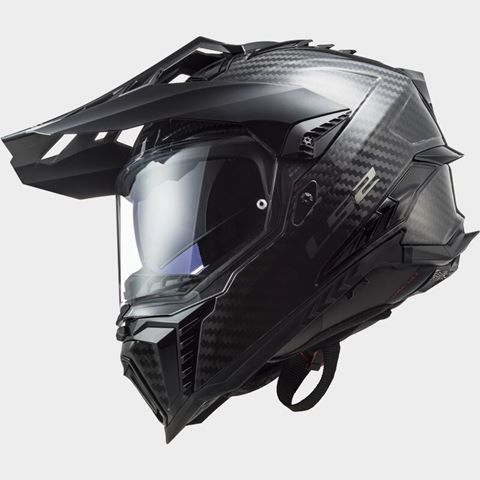 LS2 MX701 Explorer Carbon Helmet - Plain Carbon search result image.