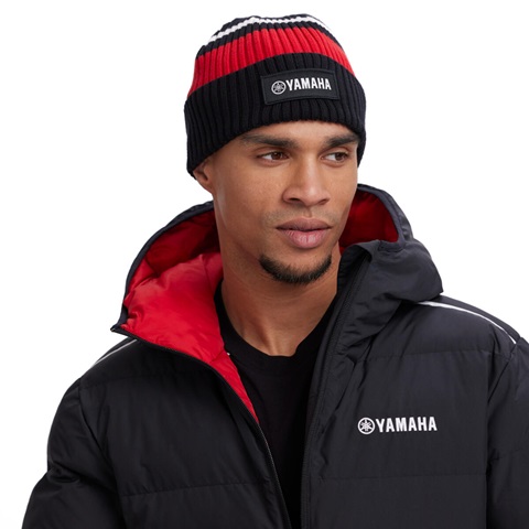 Yamaha Racing Mütze Haube Beanie Paddock Blue Tjiba Für